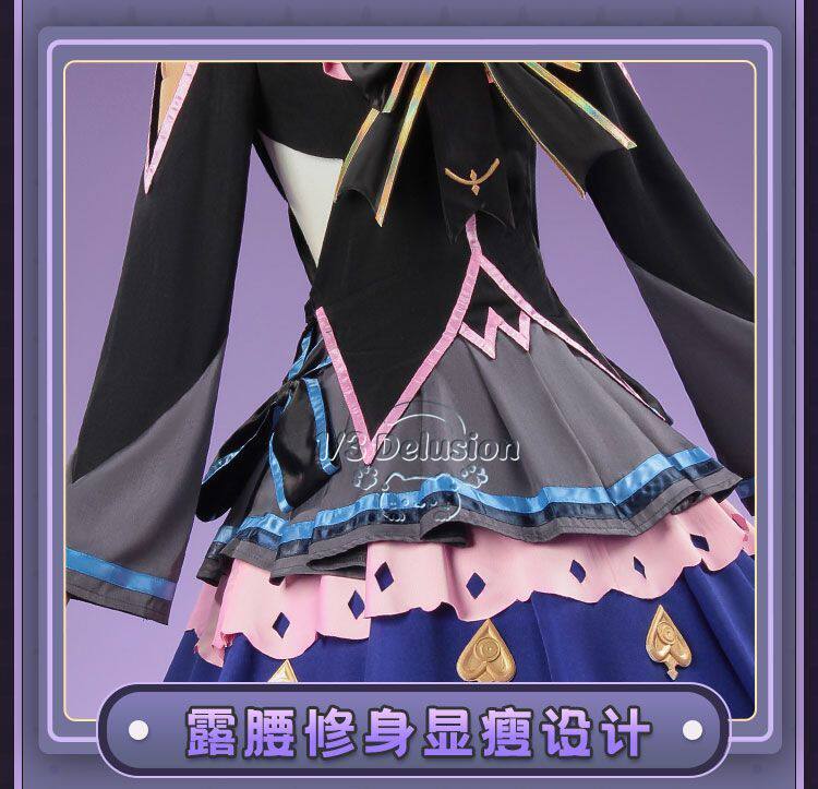 Anime Cosplay Female - Kostum Cosplay Arcaea Tairitsu Initial Conflict