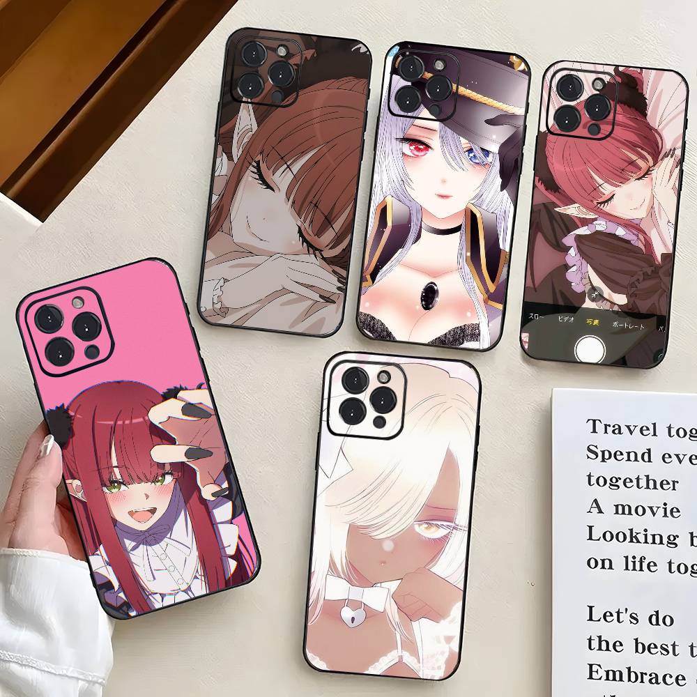 Anime Cosplay Quotes - Casing Ponsel Silikon Lembut M-Marin Anime
