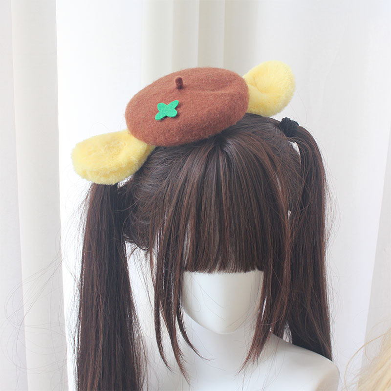 Cosplay Anime Expo - Topi Baret Mini Berbentuk Telinga Anjing