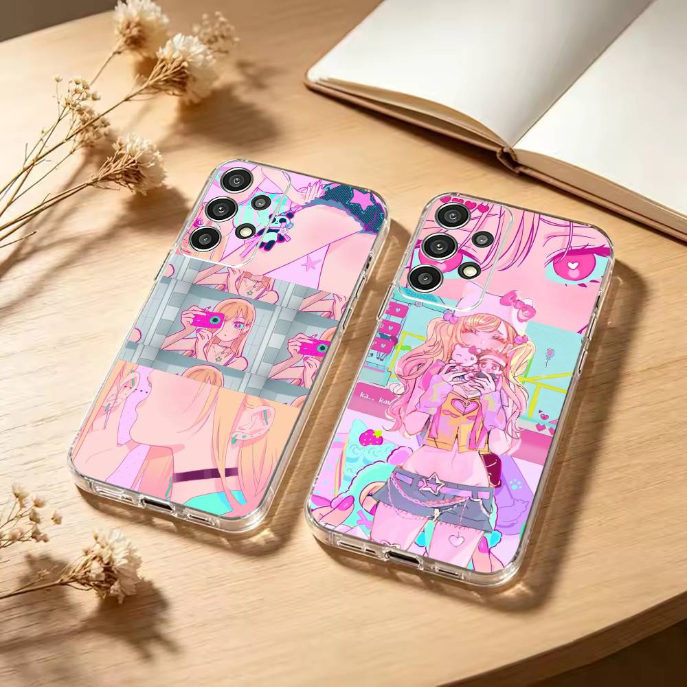 Anime Cosplay Quotes - Casing HP Transparan Lembut Love M-My