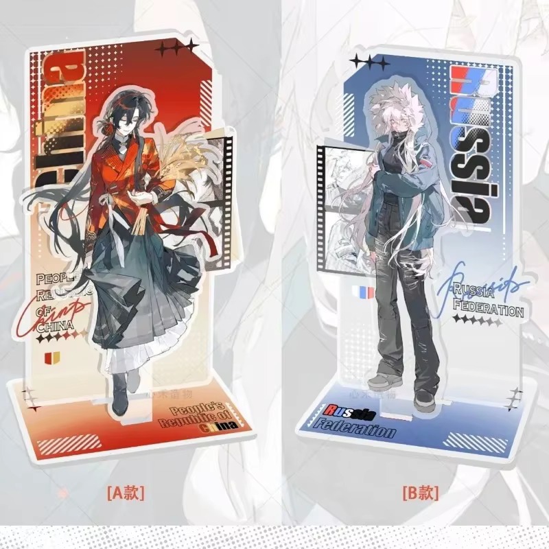 Anime Cosplay Anime - Plakat Akrilik dengan Desain Karakter Anime