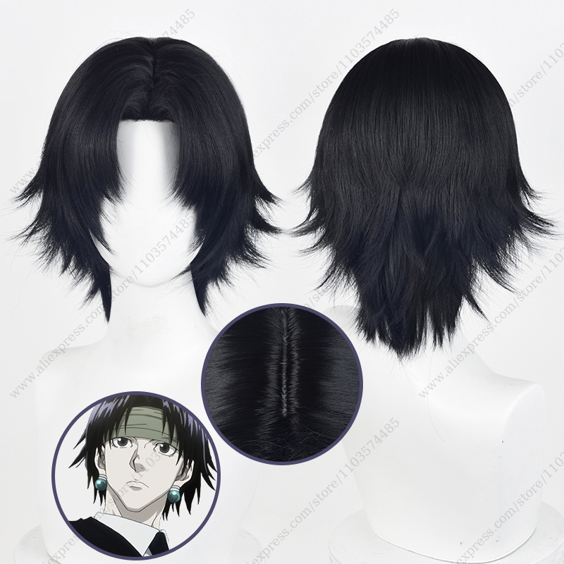 Cosplay Anime Black Hair - Wig Cosplay Anime chromlo Lucilfer 30cm