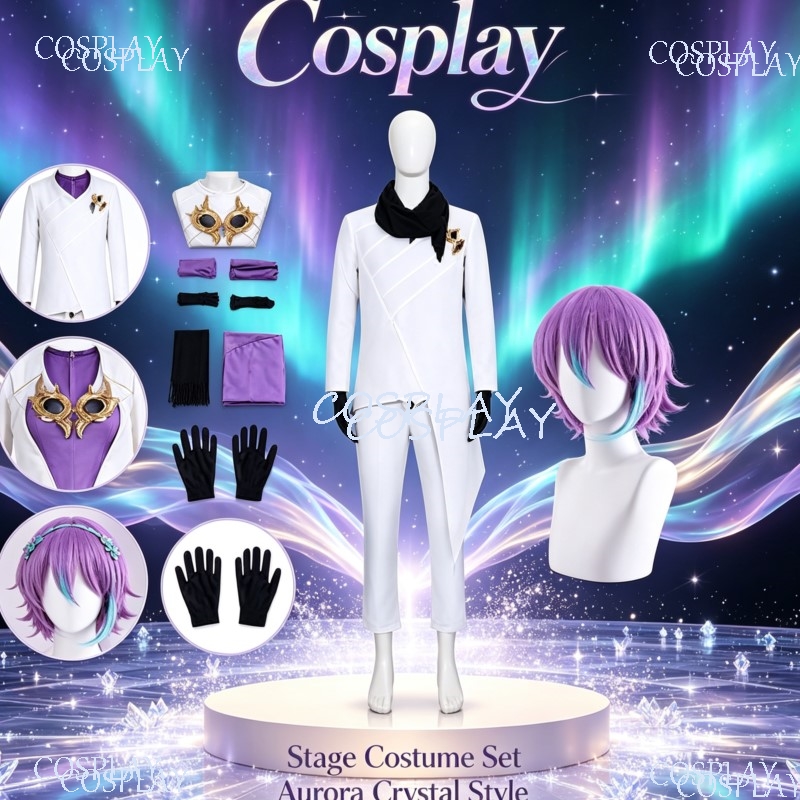 Anime Cosplay Events 2026 - Jas Putih Celana Wig Halloween DK