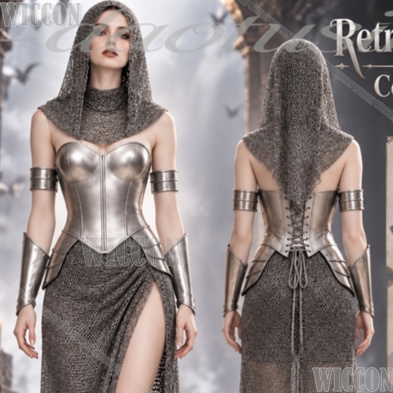 Anime Cosplay Events 2026 - Setelan Baju Kostum Cosplay Retro Ksatria