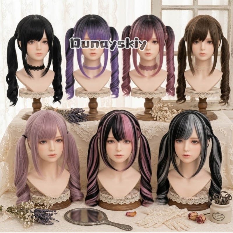 Anime Cosplay Duo - Cosplay Jirai Kei Pesta Halloween Wig