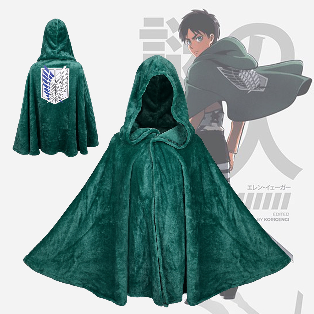 Anime Attack on Titan Jubah Hi - Attack Titan Cloak ulasan dan harga