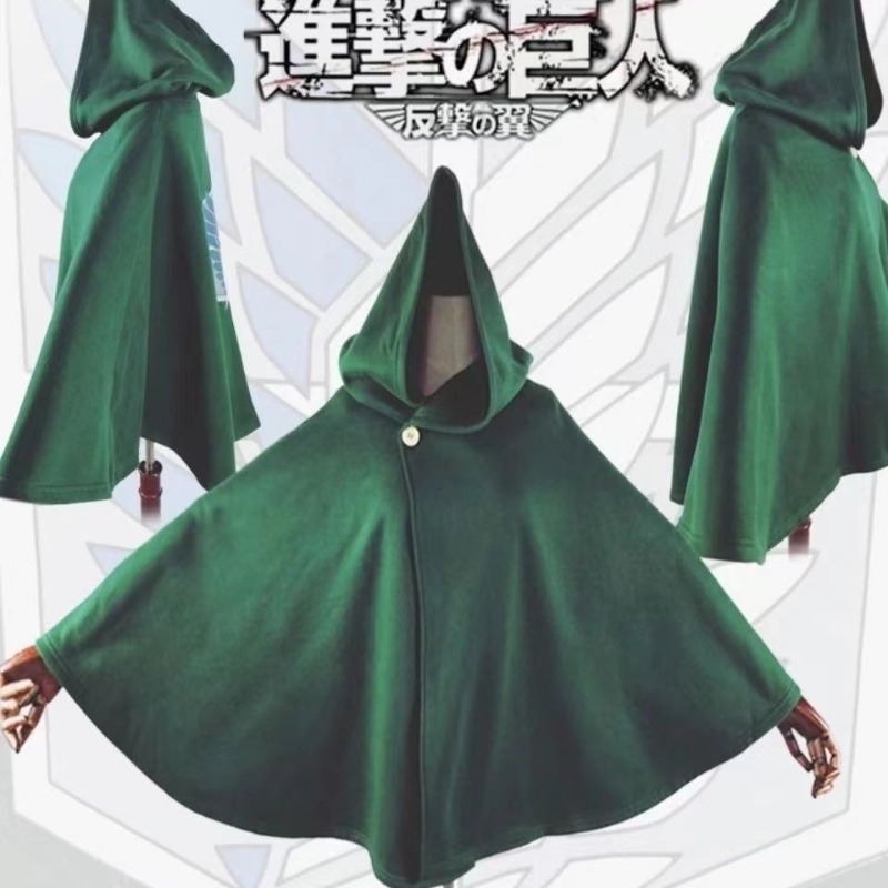 Jubah Anime Attack on Titan, J - Attack Titan Cloak ulasan dan harga