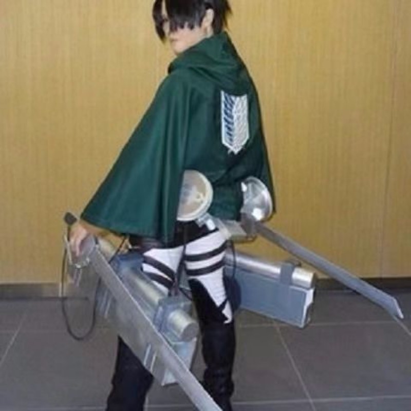 Jubah Anime Attack on Titan, J - Attack Titan Cloak ulasan dan harga