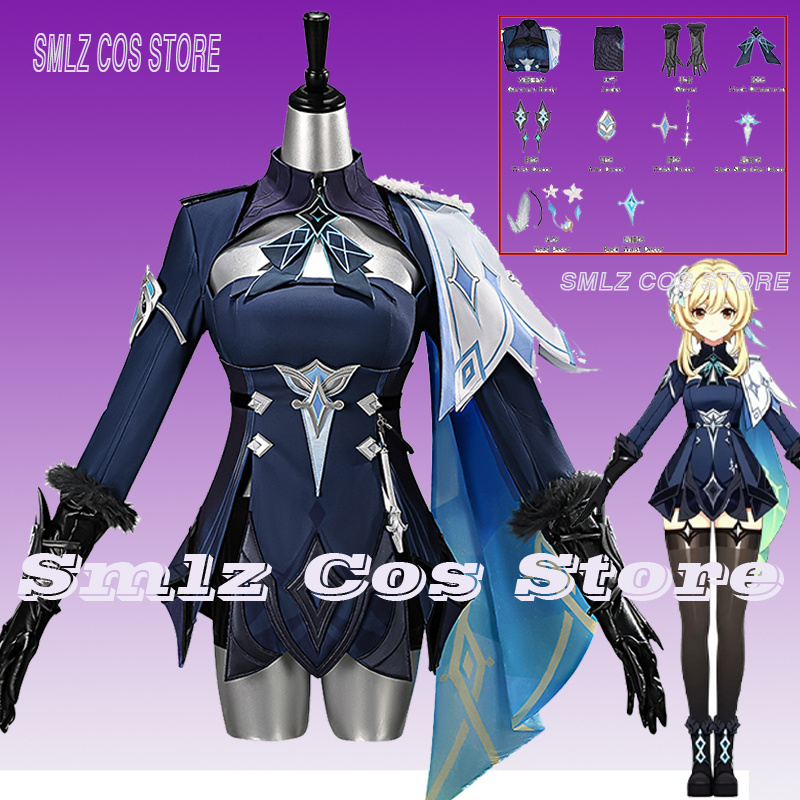 Kostum Cosplay Traveler Lumine - Anime Cosplay Female ulasan dan harga