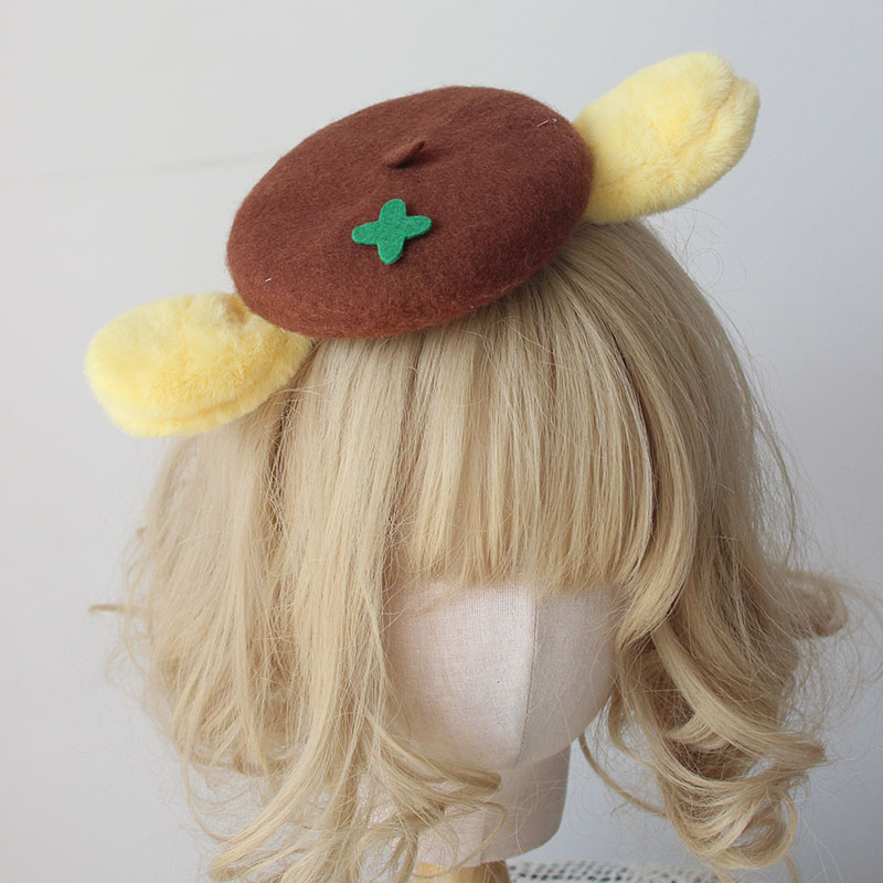 Topi Baret Mini Berbentuk Teli - Cosplay Anime Expo ulasan dan harga