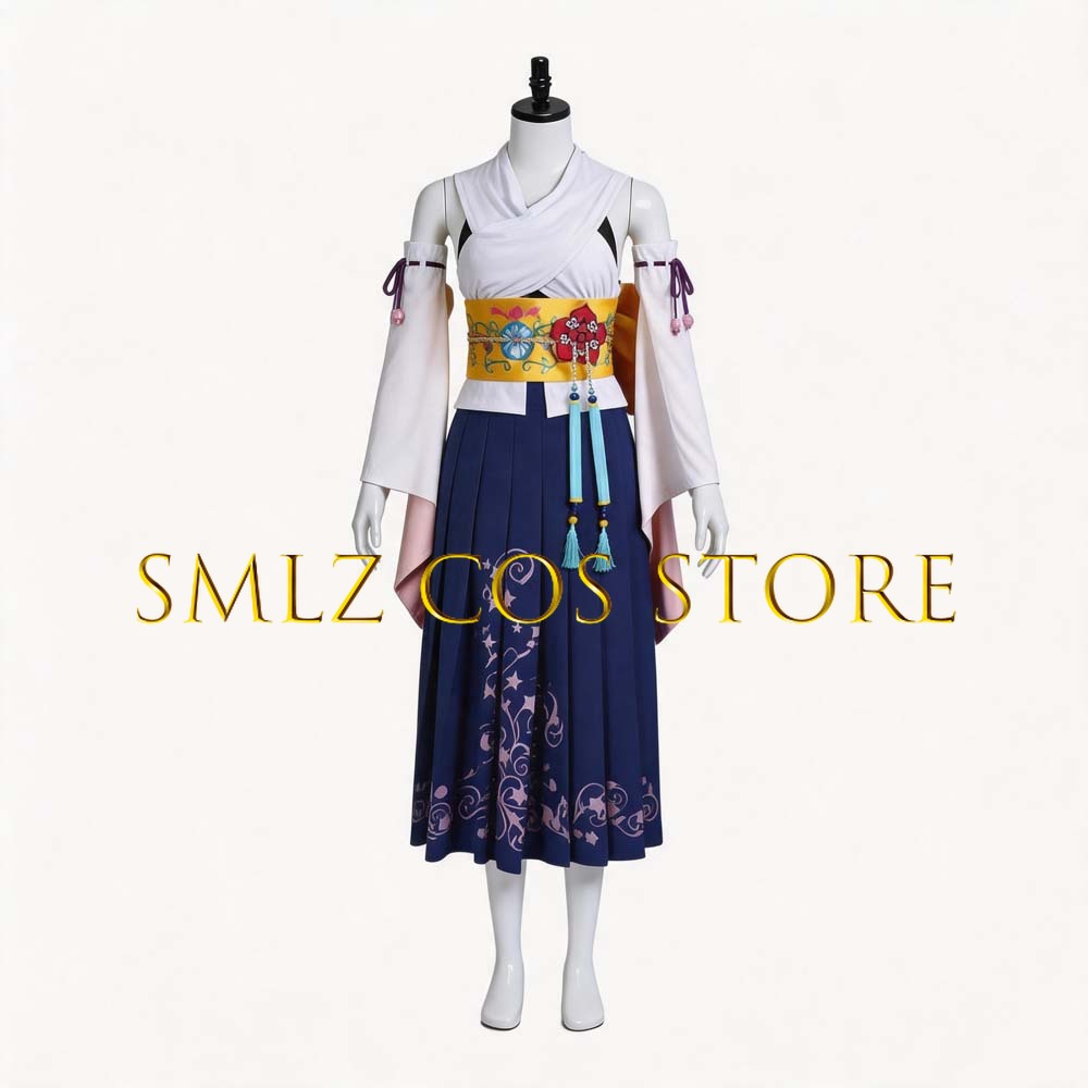Smlz FFX Yuna Cosplay Anime FF - Anime Cosplay Female ulasan dan harga