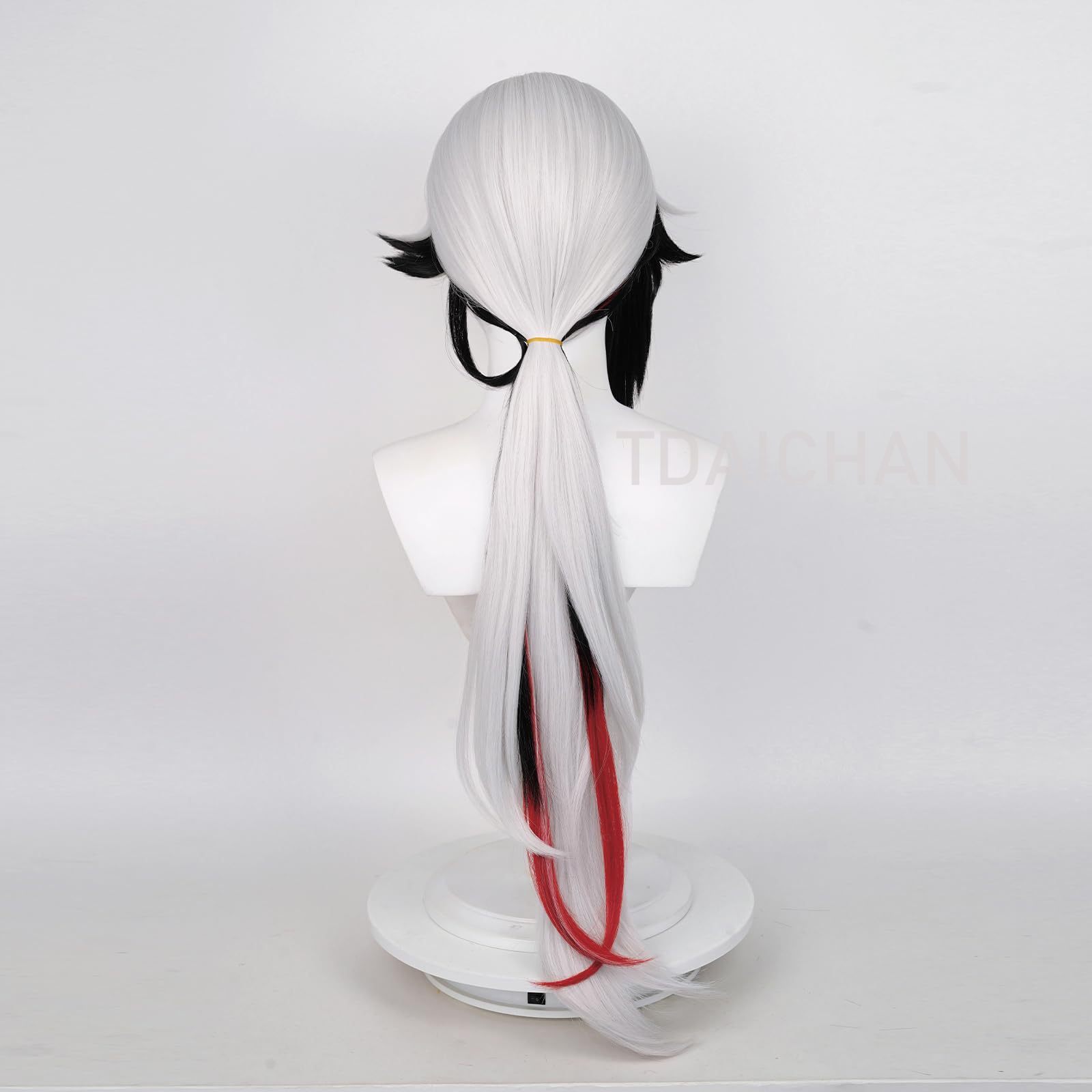 Wig Cosplay Genshin Impact Arl - Cosplay Anime Black Hair ulasan dan harga