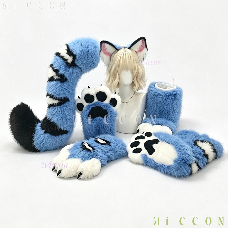 Set Telinga dan Ekor Fursuit H - Anime Cosplay Female ulasan dan harga