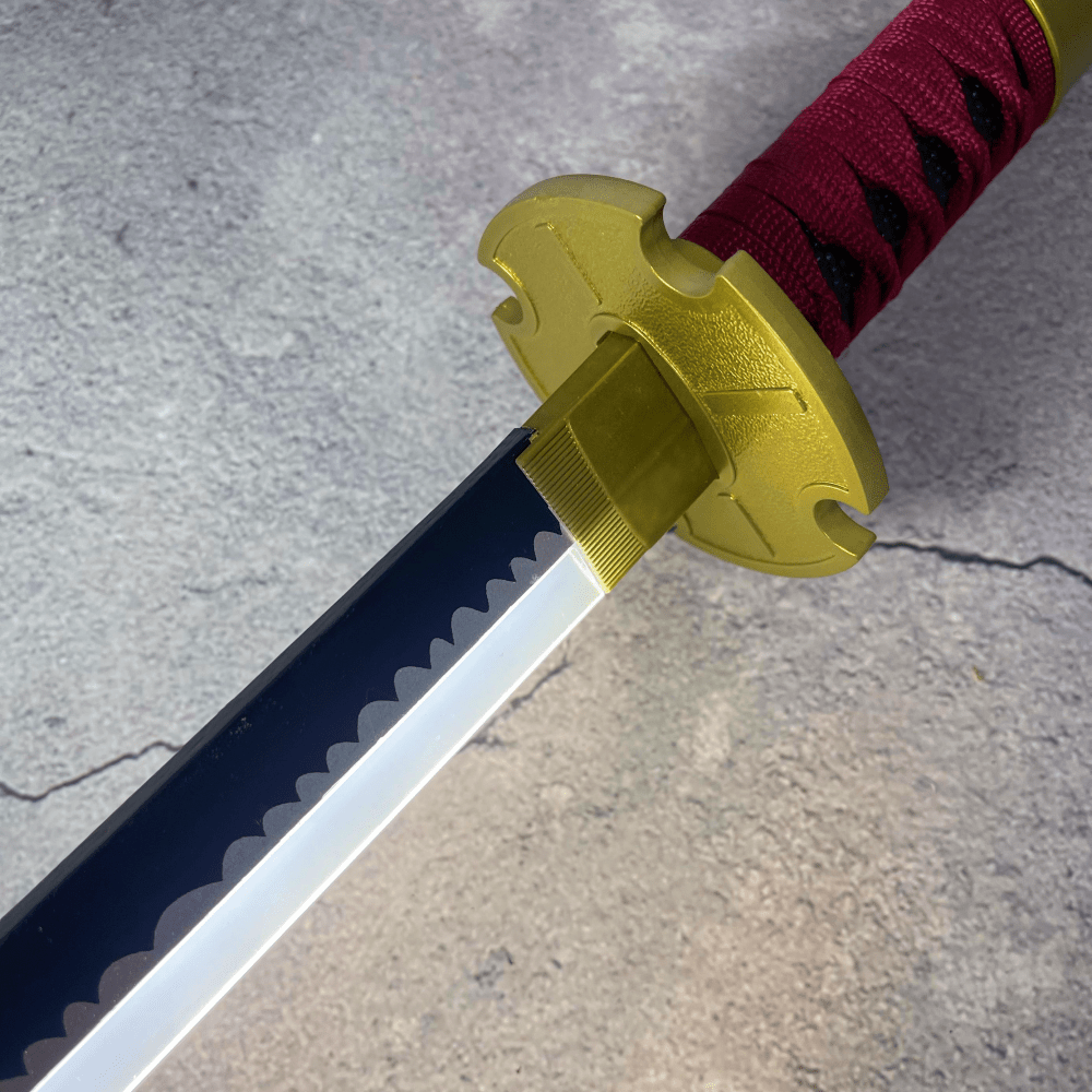 Pedang Katana Zoro Bercahaya 4 - Anime Cosplay Real ulasan dan harga
