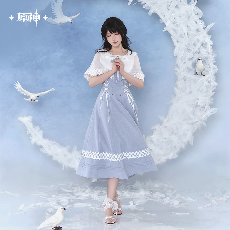 Rok Gaun Columbina Asli mIHOYO - Anime Cosplay Dress To Impress ulasan dan harga