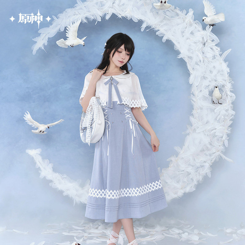 Rok Gaun Columbina Asli mIHOYO - Anime Cosplay Dress To Impress ulasan dan harga