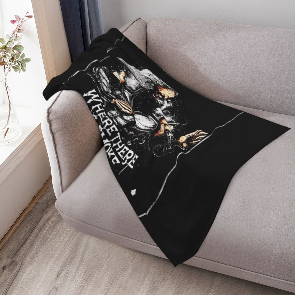 Selimut Mortal Kombat Smoke Qu - Anime Cosplay Quotes ulasan dan harga