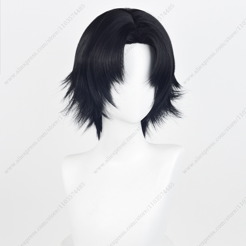 Wig Cosplay Anime chromlo Luci - Cosplay Anime Black Hair ulasan dan harga