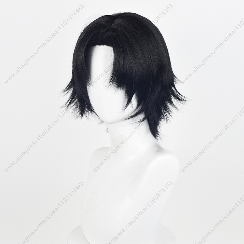 Wig Cosplay Anime chromlo Luci - Cosplay Anime Black Hair ulasan dan harga
