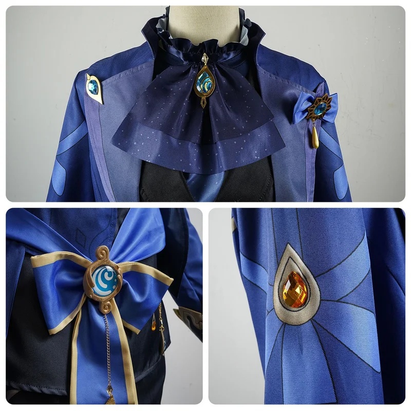 Kostum Cosplay Furina dari CHI - Cosplay Anime Black Hair ulasan dan harga